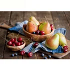 5d алмазная картина полностью квадратная и круглая фруктовая 3d Алмазная вышивка мозаика продажа Настенная Наклейка украшение для дома Lk1