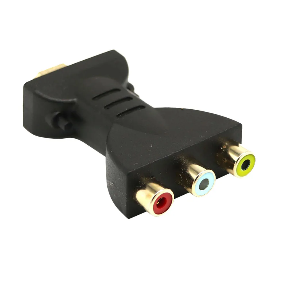 HDMI на 3 RGB RCA Видео Аудио адаптеры AV компонентные преобразователи высокого