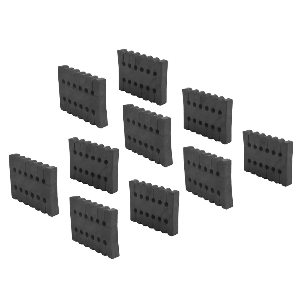 

10 Pieces/Set EVA Archery Arrow Protection Rack, 12 Arrow Splitter Separator Holder Quiver, Hunting Gear