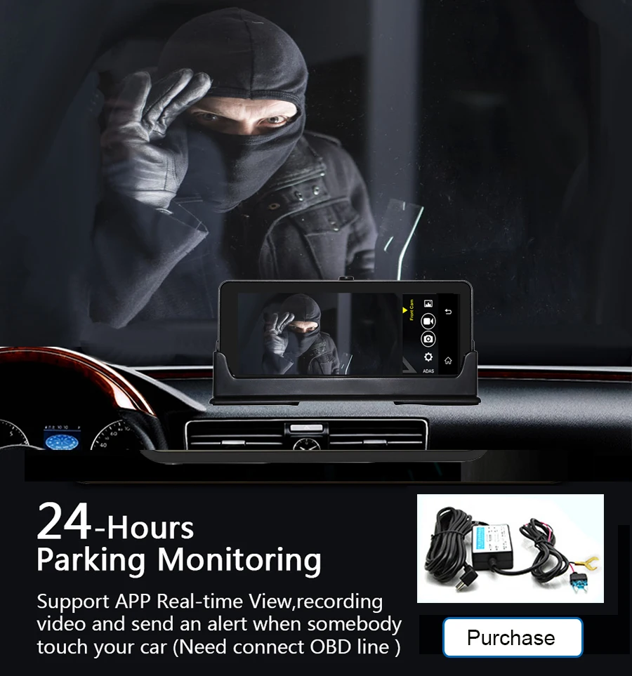 Anfilite Dash cam камера заднего вида Автомобильный видеорегистратор 3 в 1 Радар gps dvr Full HD 1080P Dashcam радар детектор Автомобильная камера ночного видения