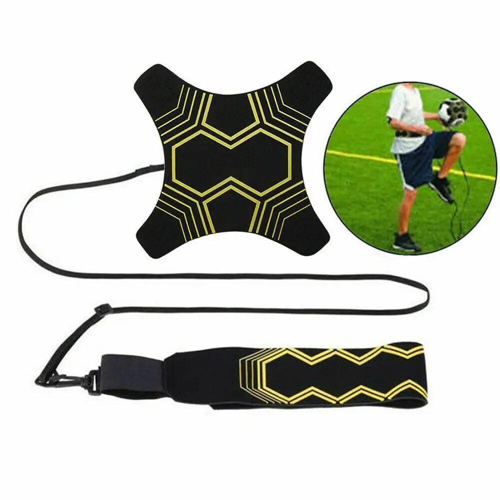 

Soccer Trainer Football Training Belt Kick Throw Solo Gift Aid Adjustable Equipm Control Practice Skills Ball Bags Training R9I3