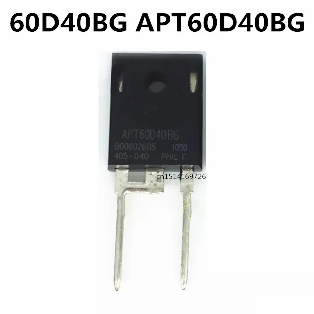 

Original new 2pcs/ 60D40BG APT60D40BG 60A/400V TO-247-2