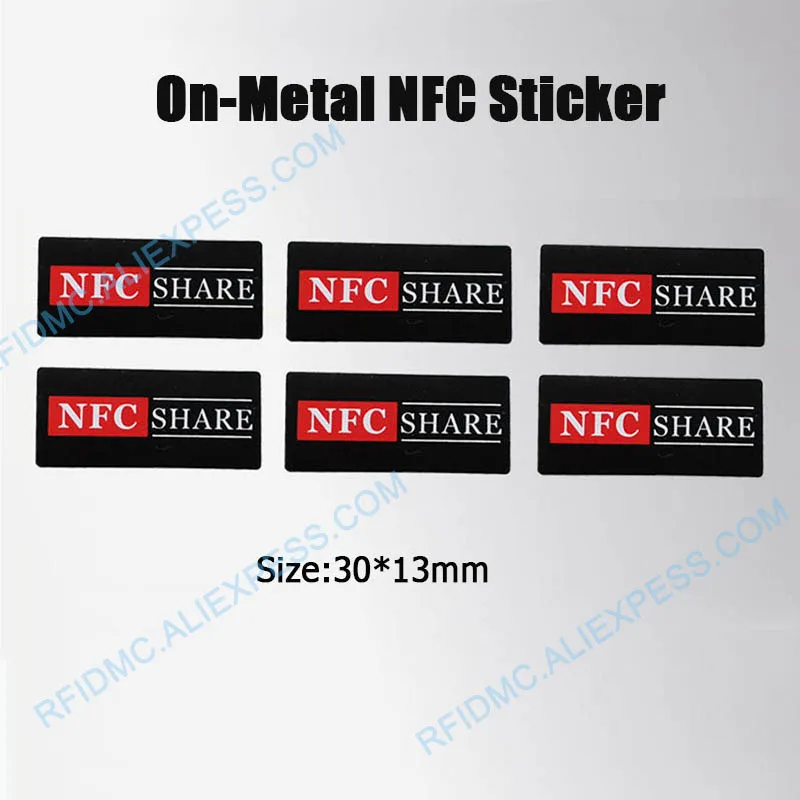 6 шт./лот NTAG213 NFC метки RFID слипчивый ярлык стикера совместимый со всеми nfc продуктов