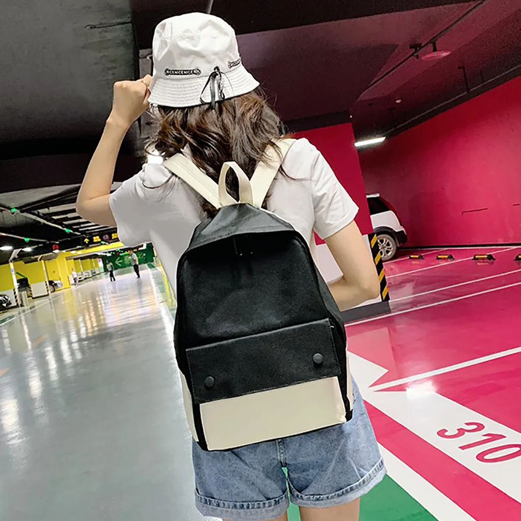 Милый женский рюкзак в Корейском стиле вместительный простой для кампуса