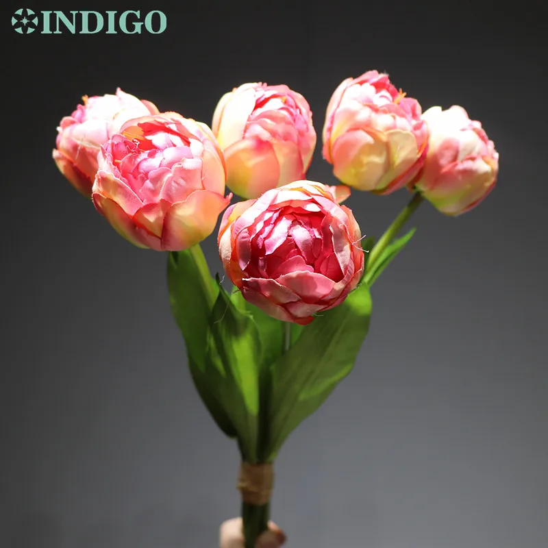 

Wholesale 240pcs New Stunning Holland Tulip Decorative Flower Silk Flower Tulip Wedding Home Party Event Gift Free Shipping