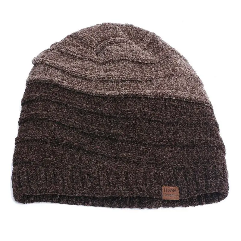 

Beanie Hats for Men Beanies Knit Hat Slouchy Knitted Winter Ski Skull Caps Outdoor Fleece Thick Head Warmer