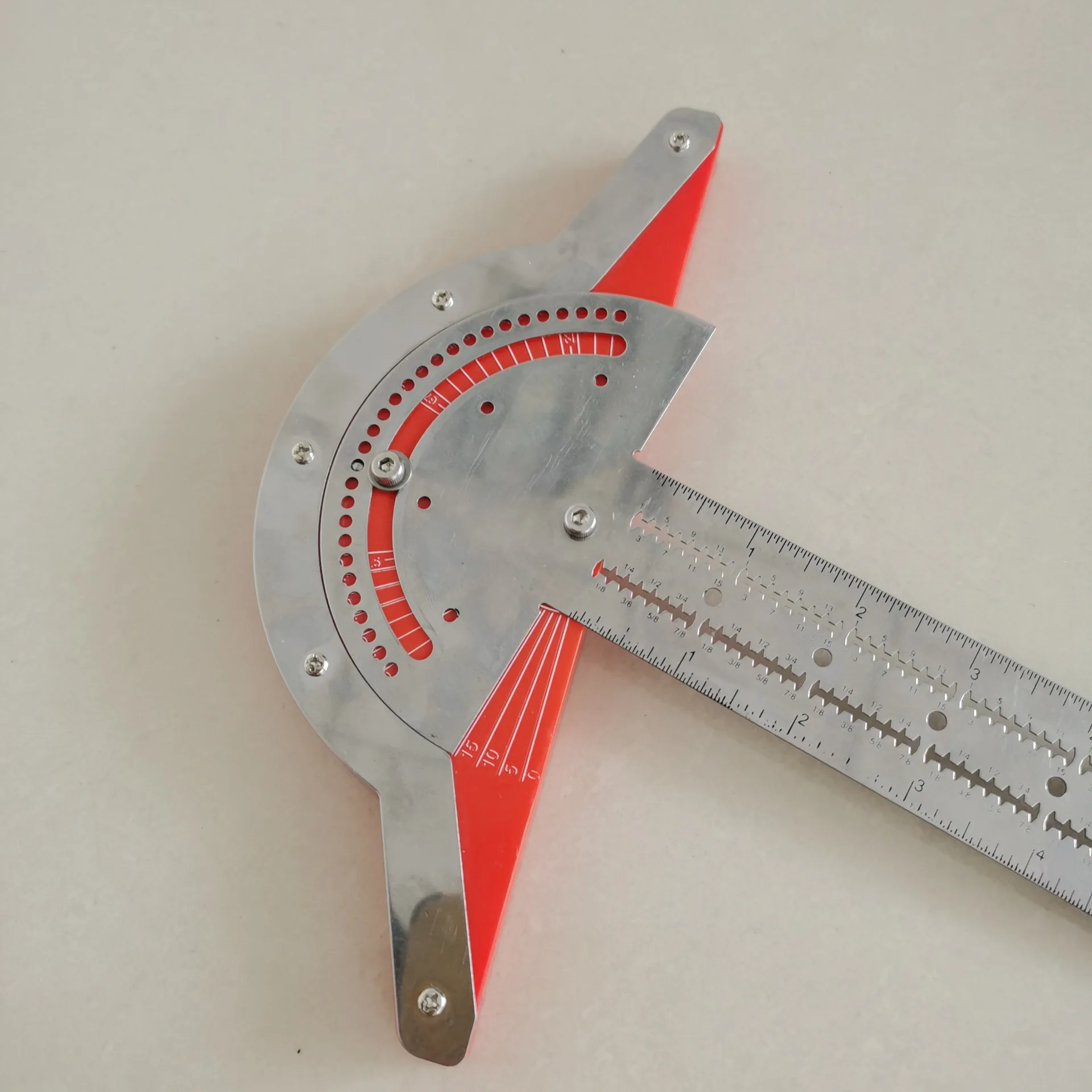 

Woodworkers Edge Rule Efficient Protractor Angle Protractor Woodworking Ruler Angle Measure Stainless Steel Carpentry Tools