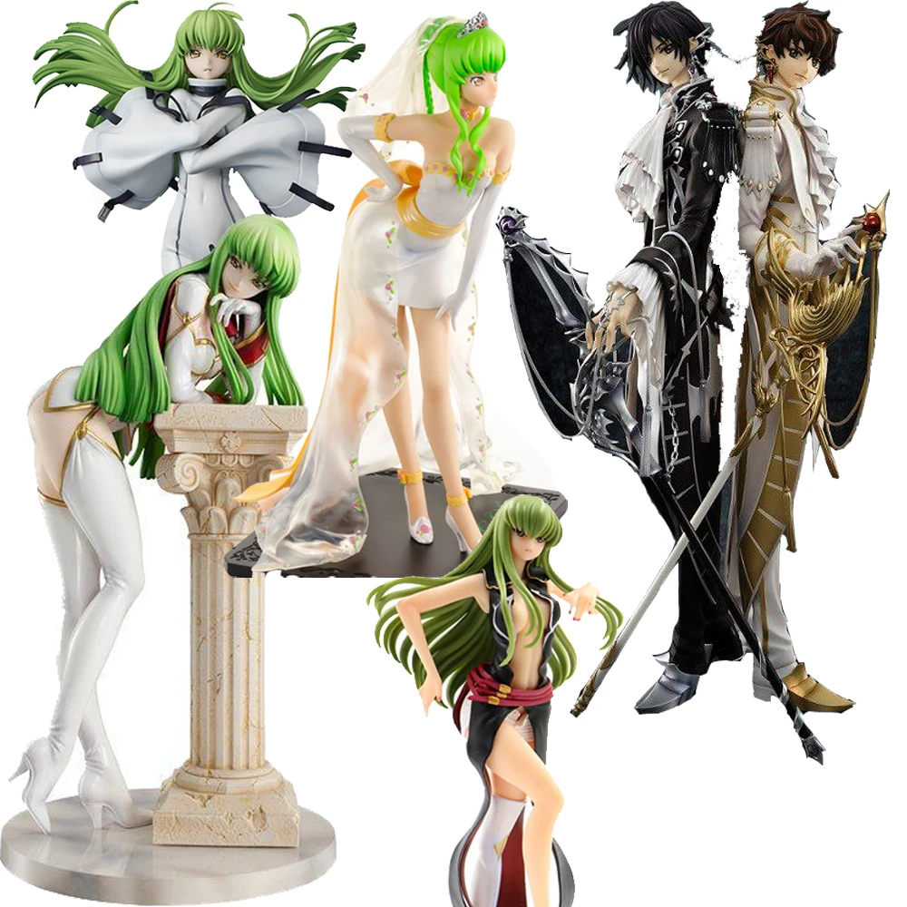 

G.E.M. Код GEASS C.C. Экшн-фигурка из ПВХ для сексуальных девушек, Игрушка Аниме Lelouch Lamperouge Lelouch Vie британская модель, кукла, игрушки, подарки