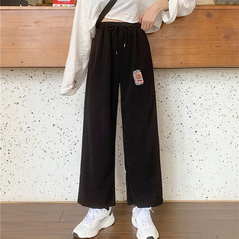 

Hong Kong style pants children's loose, high waist, thin and versatile