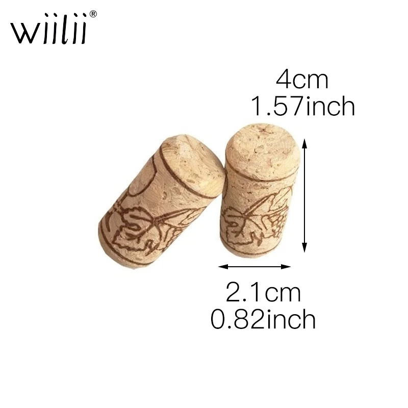 Винные пробки из дуба 6 шт. прямые премиум класса винная бутылка превосходно