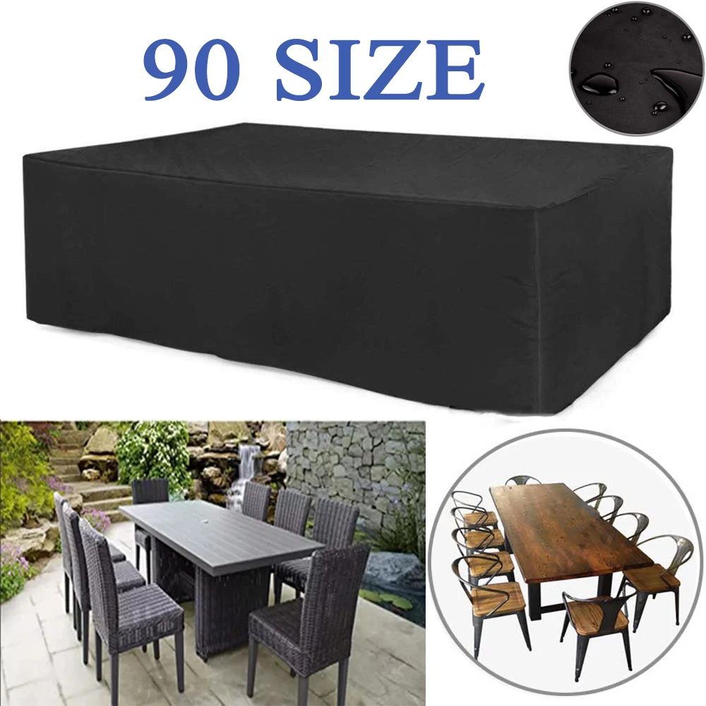 

90 Sizes Outdoor Patio Garden Furniture Waterproof Covers Rain Snow Chair covers for Sofa Table Chair Dust UV Proof Cover