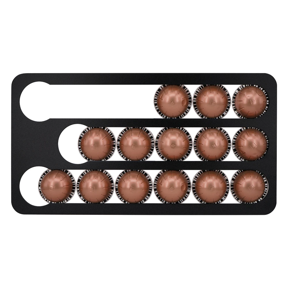 17PCS Nespresso Vertuoline Coffee Capsule Stand Pod Holder Aluminum Vertuo Plus Pods Rack Storage Drawer Shelf | Дом и сад