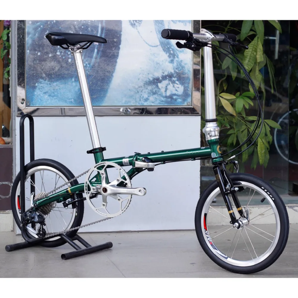 Хромированный стальной складной велосипед 16 &quotMinivelo Mini velo городской