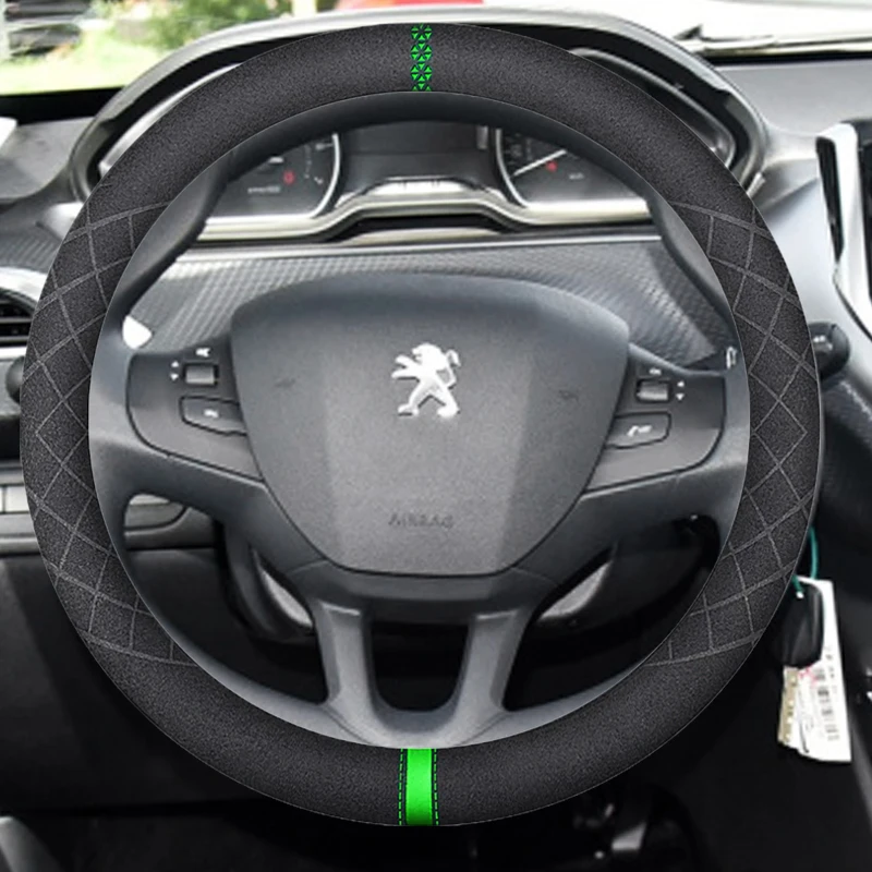 

Для Peugeot 408 308s 301 2008 307 508 Роскошная замшевая кожа, универсальная фототонкая для всех моделей 37-38 см