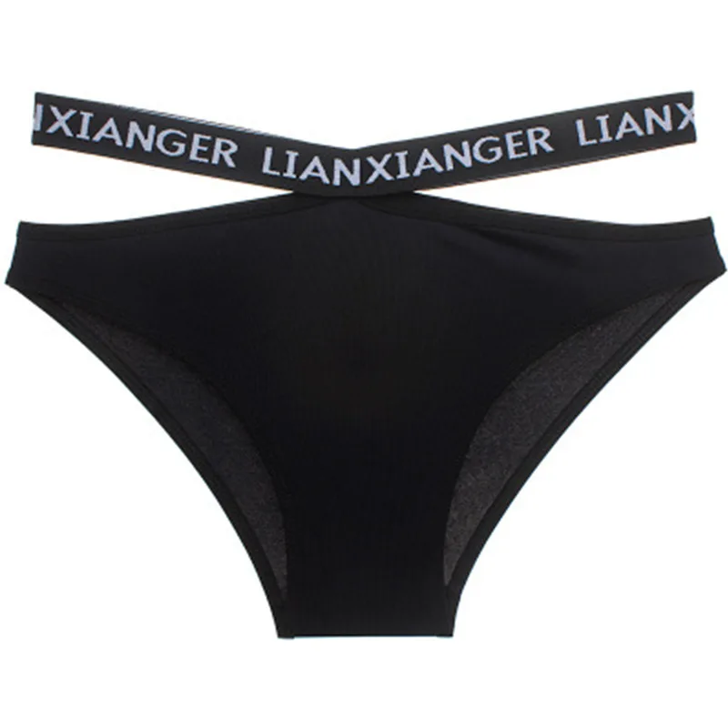 

Letter Underwear Women Seamless Panties Bandage Women's Underpants Low Thong Breathable Underwear Temptation Breifs 4.6