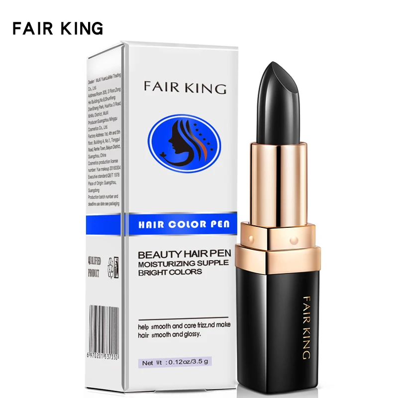 Одноразовая краска для волос Мгновенный коричневый корень покрытие изменение