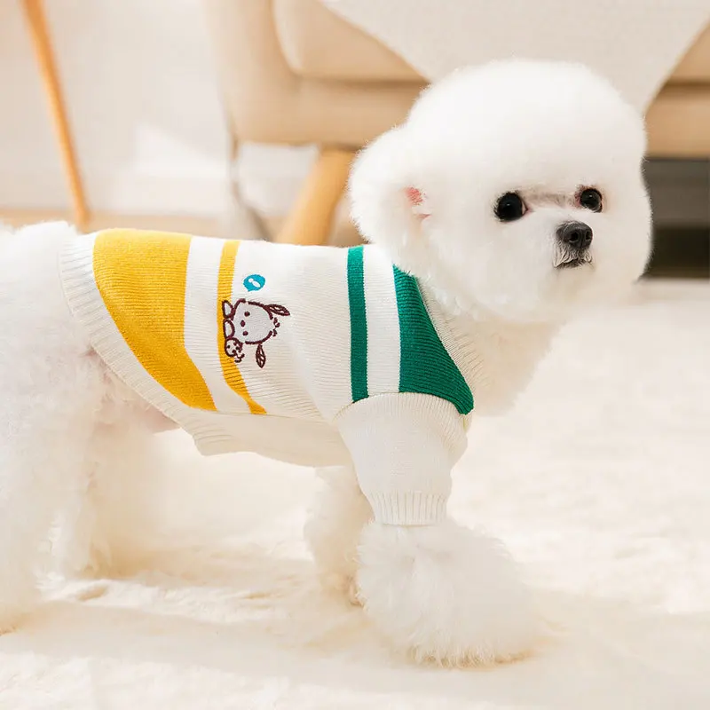 

Winter Clothes Knitted Pet Sweater For Small Dogs Puppy Cat Vest Shirts