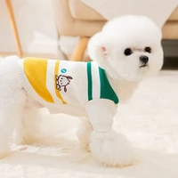 winter clothes knitted pet sweater for small dogs puppy cat vest shirts