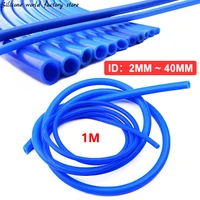 silicone world 1m silicone vacuum tube hose silicon tubing coolant hose universal id 2mm to 40mm multiple sizes blue auto parts
