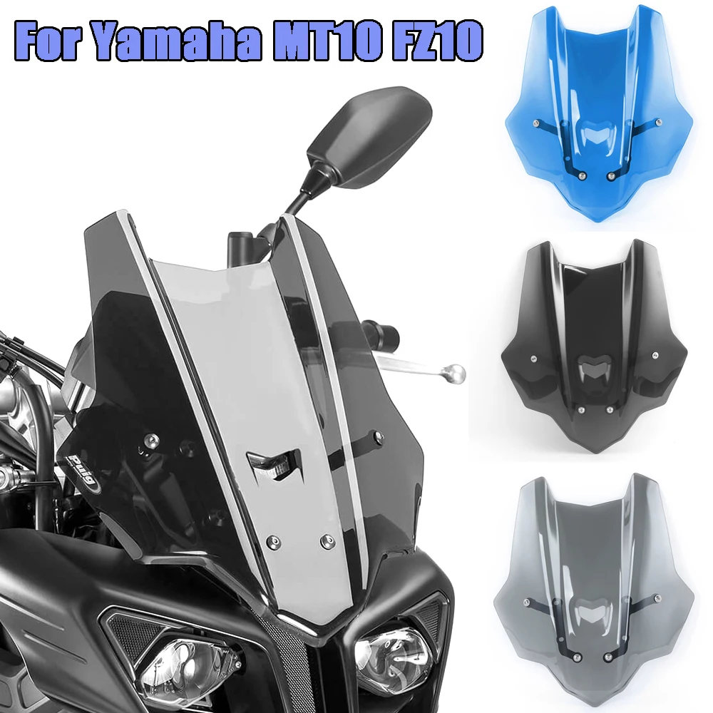 FZ MT 10 мотоциклетное ветровое стекло козырек Viser ветровой щиток для Yamaha MT10 FZ10 2016 2021