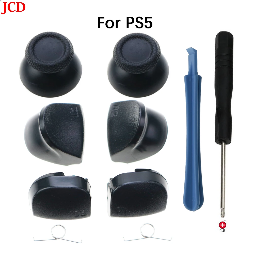 

JCD Game Controller Repair Parts Gamepad Tools For PS5 R1R2L1L2 Spring Screwdriver Set DualSense Repair Parts