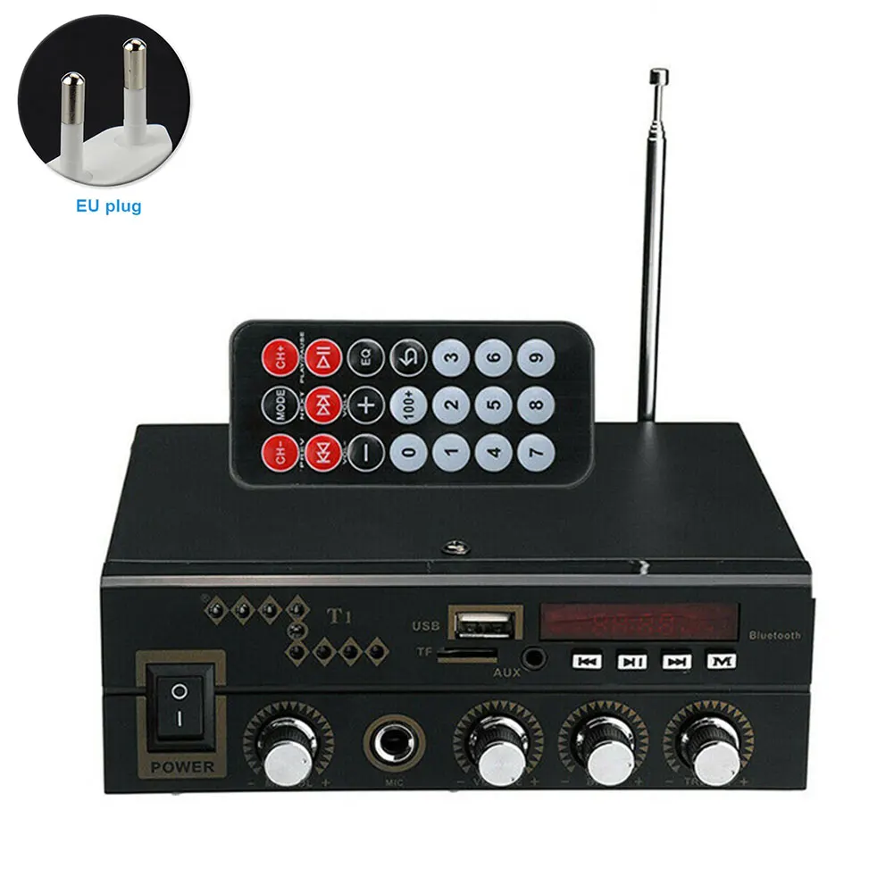Стерео Hi-Fi DVD домашний Aux металлический портативный USB ПК цифровой усилитель аудио