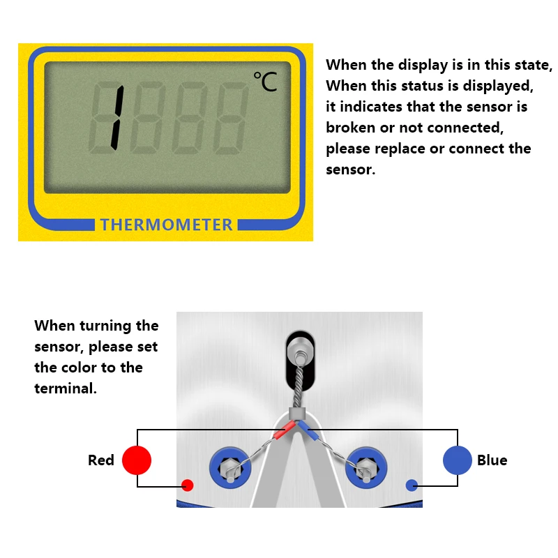 FG-100 Iron Tips Temp Tester Set 4pcs Бессвинцовые датчики Наборы Портативный Профессиональный