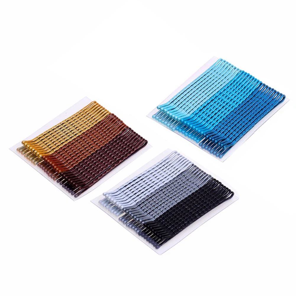 

24 PCS/Set Girls Decorative Hair Accessories Fashion Candy Color Hair Clips Wavy Bobby Pins for Women Styling Tools Hairpins