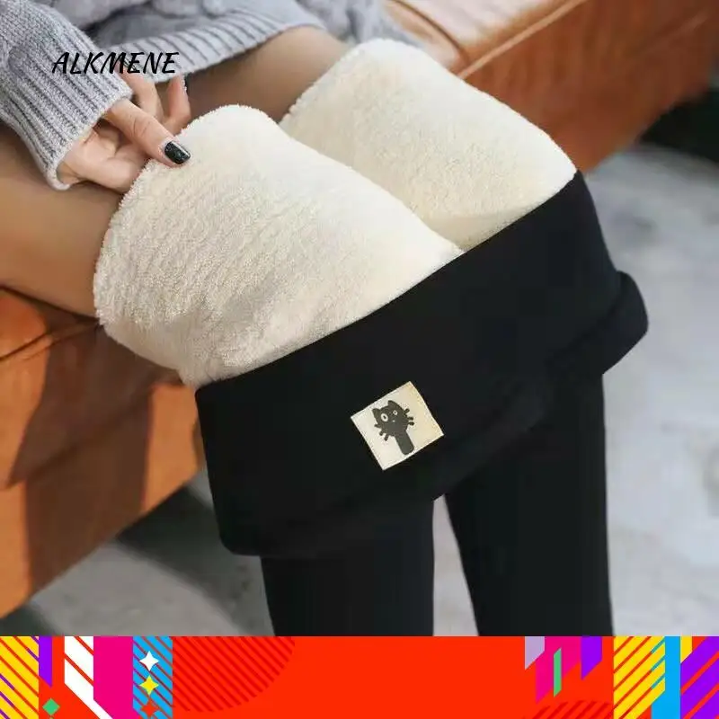 Супер плотные кашемировые леггинсы брюки сезон осень зима высокая талия стрейч