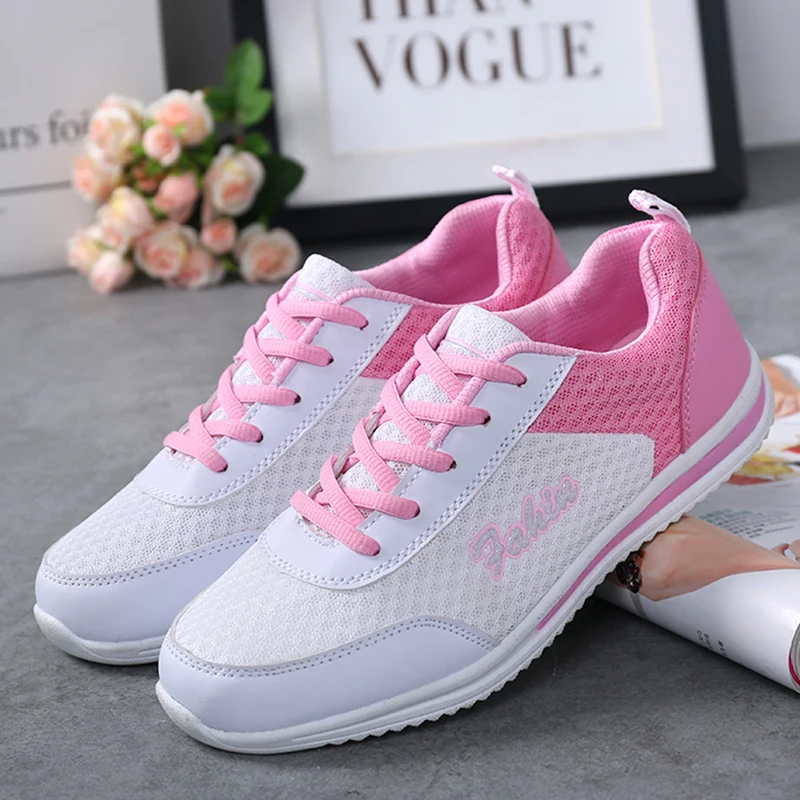 Upupper/сетчатые кроссовки женская обувь Модная легкая повседневная на шнуровке