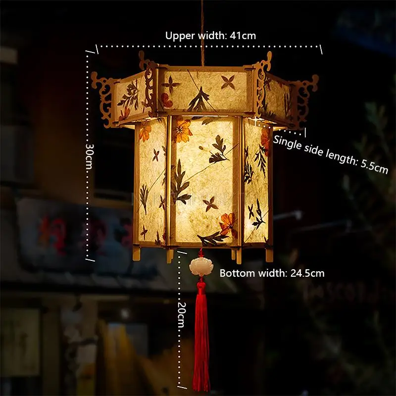 Diy Antique Palace Lantern Material Kits Spring Festival Decoration Chinese Retro Style Hanfu Night Scene Shooting Props |