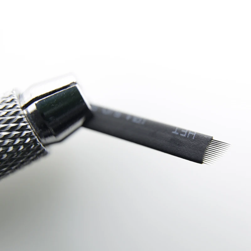 0 16 мм нано Игольный мануального татуажа бровей Иглы пластинки para tebori Flex microshading