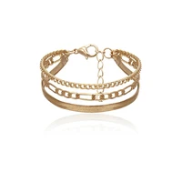 multi layer vintage punk snake chain bracelet femme simple bangle bracelets for women fashion jewelry party