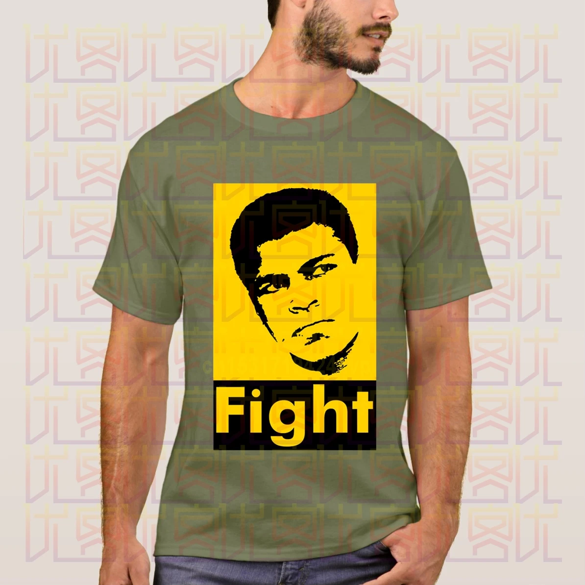 Newest 2020 Summer Muhammad Ali Fight Boxer Logo Casual Tees 100% Cotton Clothes T Shirt Homme Tops S-4XL Men and Women | Мужская одежда