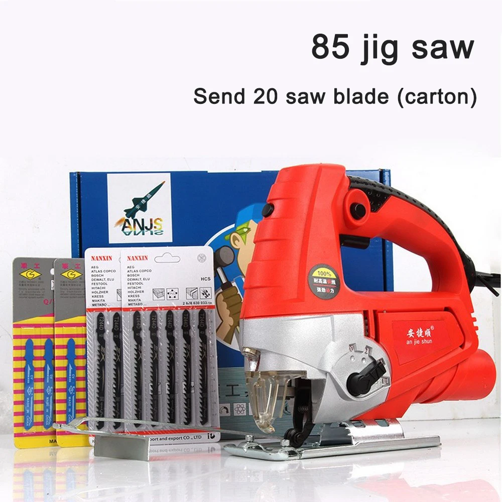 1080 Вт лобзик лазерная направляющая 6 скоростей электрическая пила с 20 лезвиями