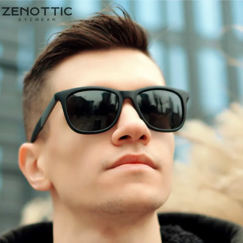 ZENOTTIC квадратные поляризационные солнцезащитные очки для мужчин и женщин мужские