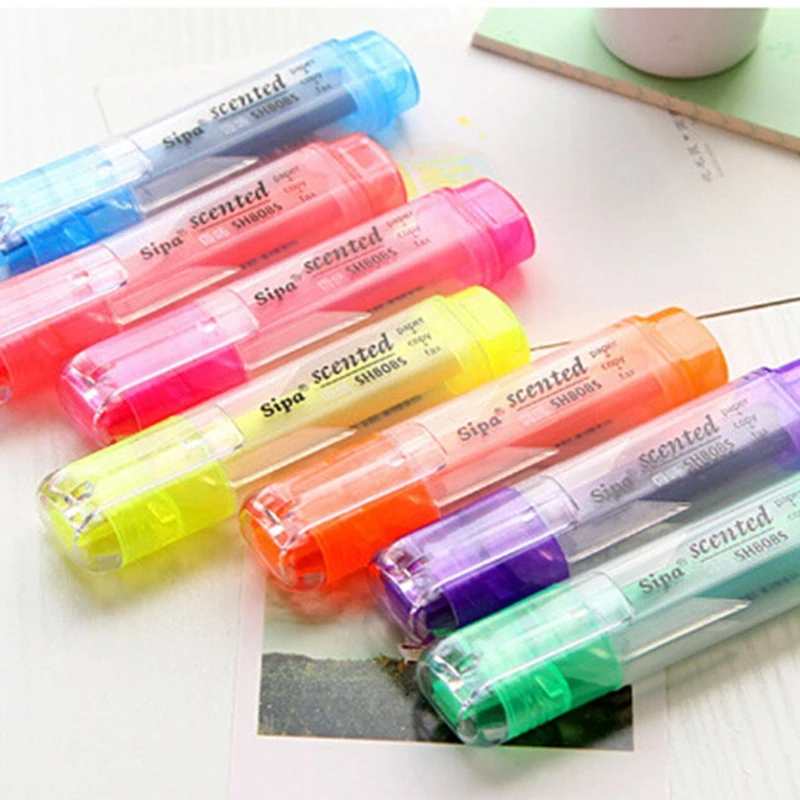 

Хайлайтеры Art 7 разных цветов, маркеры-карандаши с наконечником, быстросохнущие нетоксичные маркеры-хайлайтеры для взрослых и детей