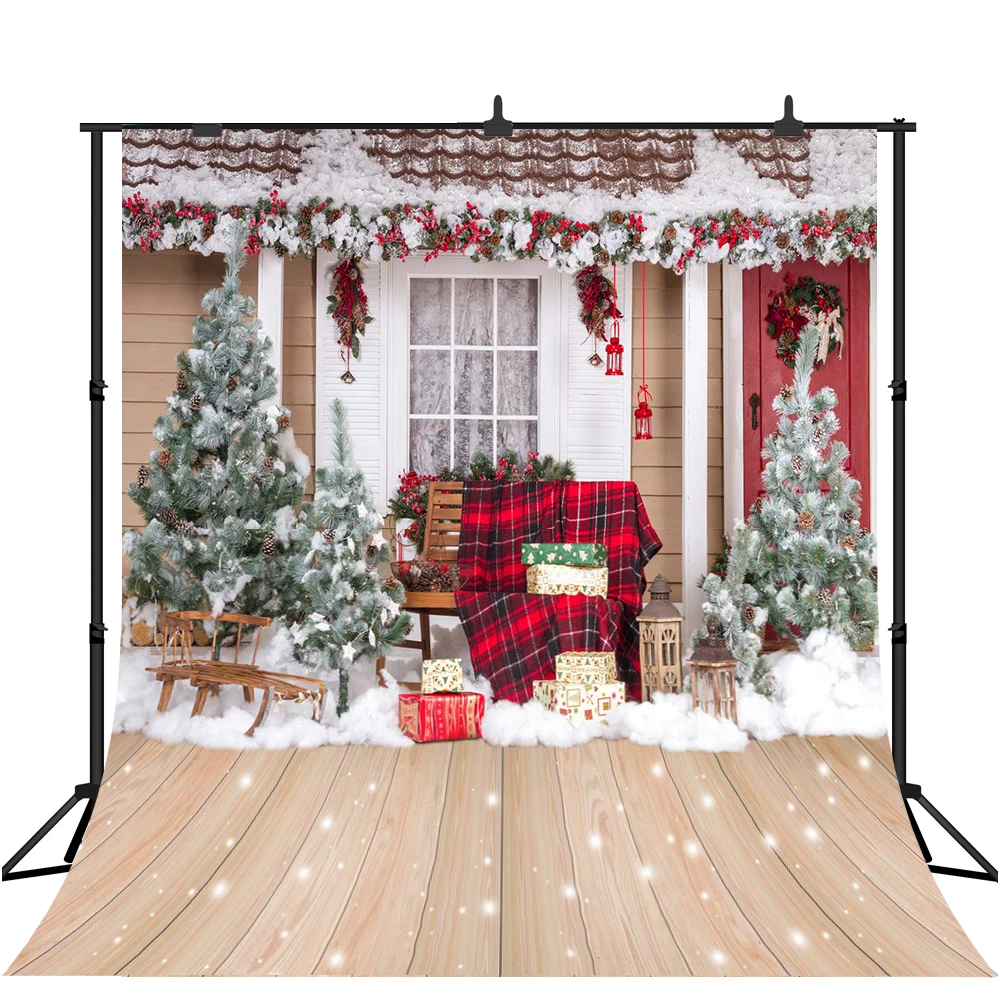 

Фотофон Lyavshi зима Рождество снег деревянный пол Декор Фон детский портрет Фотофон фото студия реквизит