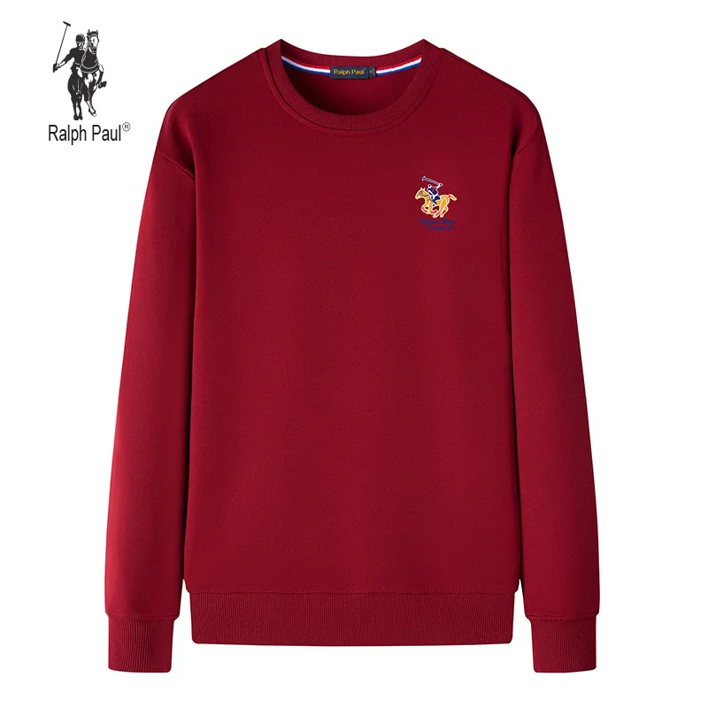 

Long Sleeve T-shirt Men's Pullover Autumn and Winter Casual Men's Clothing Loose plus Size Crew Neck Sweater