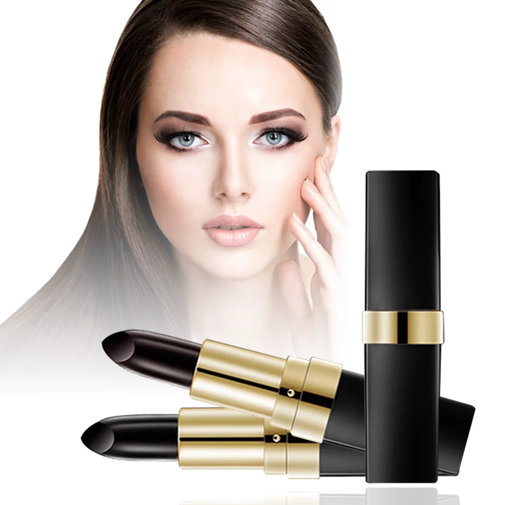 

1PC Black Brown Grey Hair Color New Temporary Cosmetic Cover Your Grey White Hair Touch Up Hair Color Lipstick