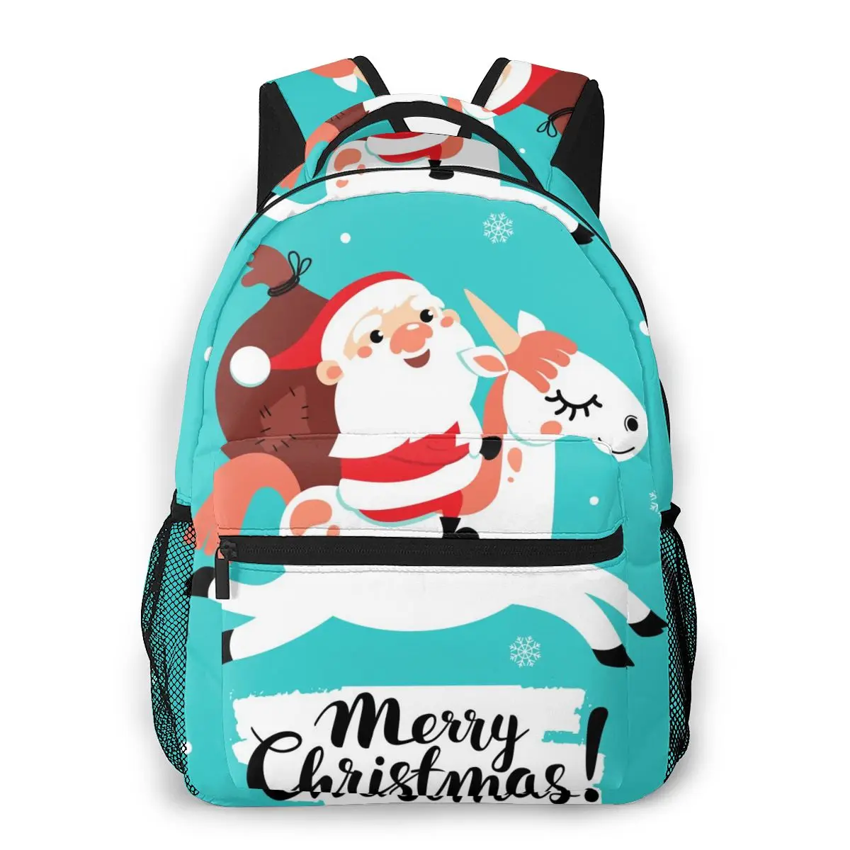 

OLN Women Backpack with Multiple Using Women Backpacks Cute Unicorn And Santa Claus Female School Bag Girls Travel Bag