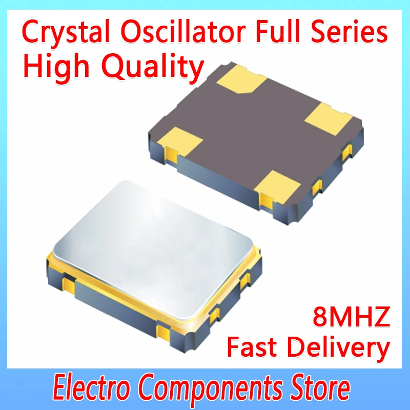

5PCS/Lot 5032 8.000MHz 8MHz 8M 4Pin SMD Quartz Crystal 5.0*3.2mm 4P SMD Patch Active Crystal Oscillator Wide Voltage OSC