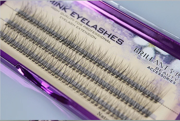 Объемные Накладные ресницы 3D для наращивания густые 0 07 грубые индивидуальный