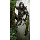 Алмазная 5d Вышивка монстр-Мен, полноразмернаякруглая картина, пейзаж, холст из смолы, мозаика для украшения