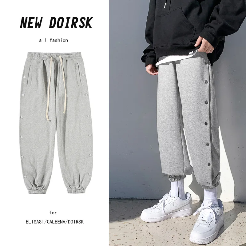 

Autumn New Men Sweatpants Sports Pant Streetwear Joggers Hip Hop Pantalones Pantalon Hombre Cargo Pants Casual Black Trousers