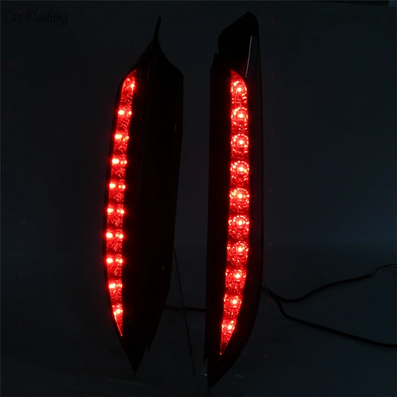 Car Flashing 2PCS For Ford Everest 2016 2017 2018 2019 LED Tail Light Rear Bumper Brake Lamp | Автомобильные фары