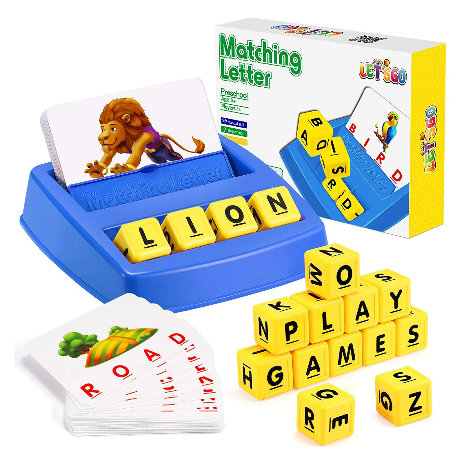 

Matching Card Game Toy 30Pcs Cards Educational Toy Help Children Develop Memory Spelling Skills For Boys Girls