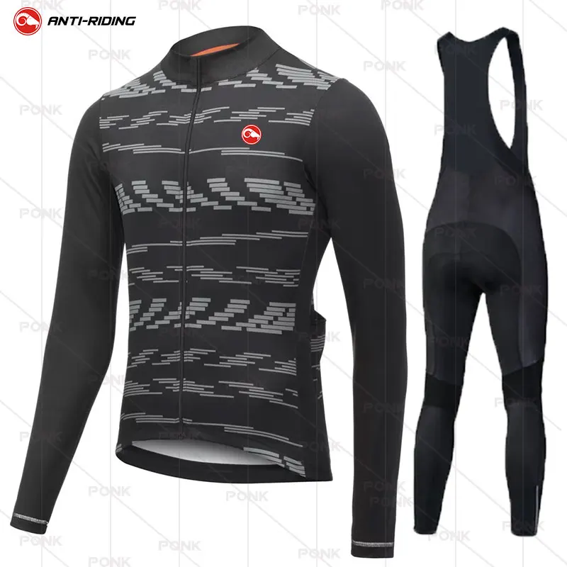 

2021 Winter Fleece Cycling Jersey Set Mountian Bicycle Clothes Wear Ropa Ciclismo Racing Bike Clothing Cycling Set Ropa Ciclismo