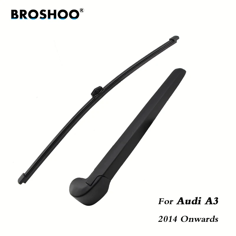 

BROSHOO, автомобильные задние щетки стеклоочистителя, Задний рычаг стеклоочистителя для AUDI A3, хэтчбек (2014 и далее), 350 мм, лобовое стекло, авто ст...