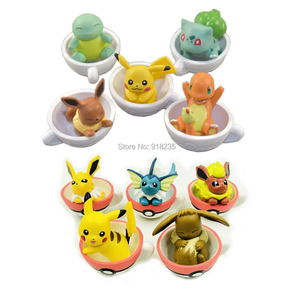 Экшн-фигурки Pik Eve Fla Vap Jol 3 см чашка игрушки розничная продажа 5 шт. | Игрушки и хобби